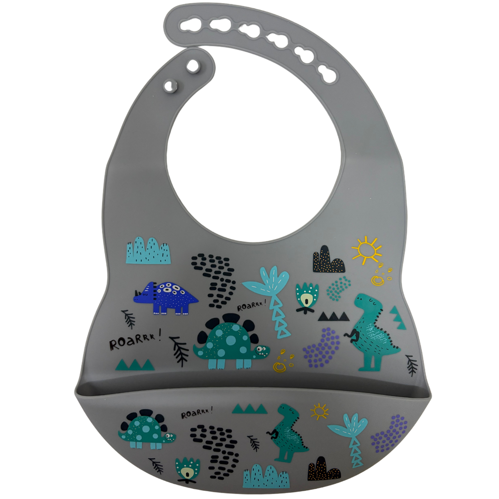 ACC Babero de silicona YSN160 Gris