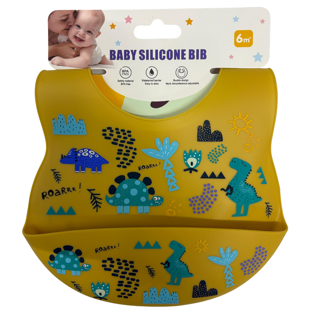 ACC Babero de silicona YSN160 Amarillo