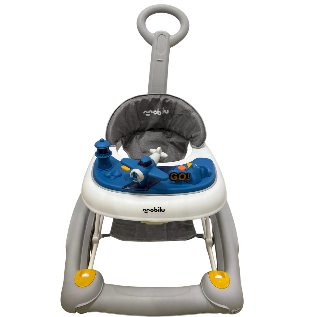 ACC Andadera Caminador Mecedora Posapies MBW3010 Gris-Azul