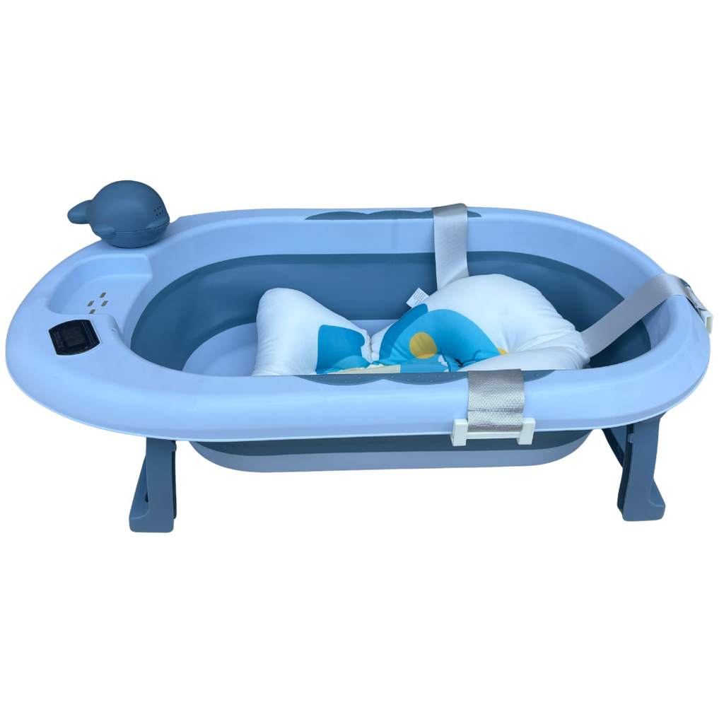 ACC Bañera Plegable Termometro + Maya 470COCO Azul