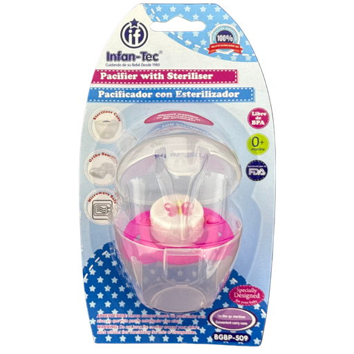 [3806] ACC Mamila 0+ BGBP509 Fucsia Con Esterilizador