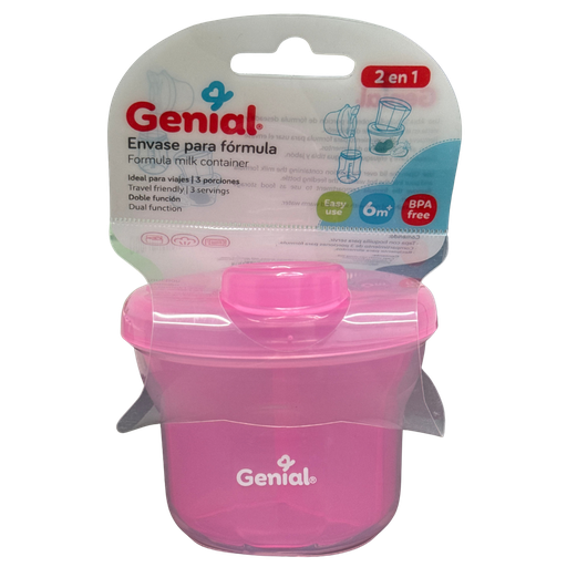 [3809] ACC Portaleche 2 en 1 Genial GNB48854 Rosado