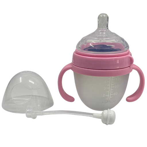 [3831] ACC Tetero de Silicona Valvula Antireflujo 2373 5onz Rosado