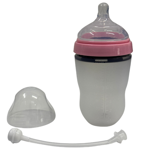 [3835] ACC Tetero de Silicona Valvula Antireflujo 239 8onz Rosado