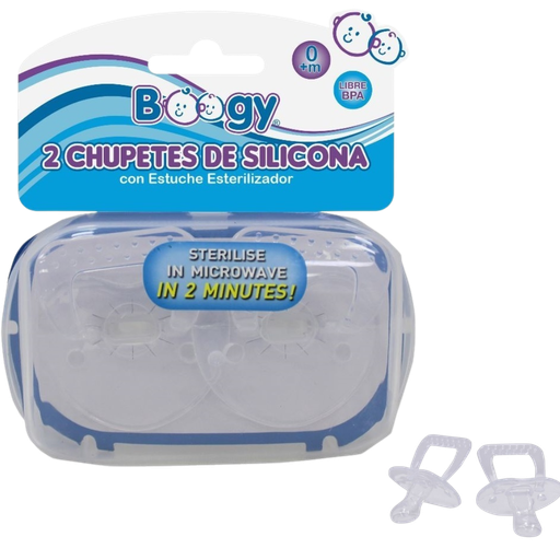 [3848] ACC Mamila 33235 x2 Unidades Transparente 0+