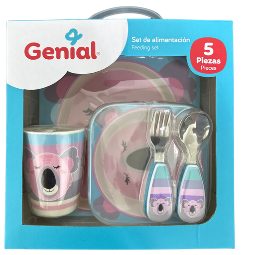 [3884] ACC Set de Alimentación x5 Piezas GNSS500091 Koala Rosado