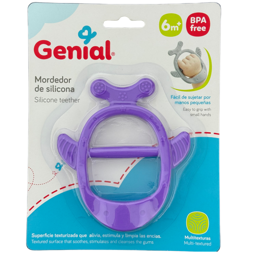 [3908] ACC Mordedor de Silicona 6m+ GNST298B Morado