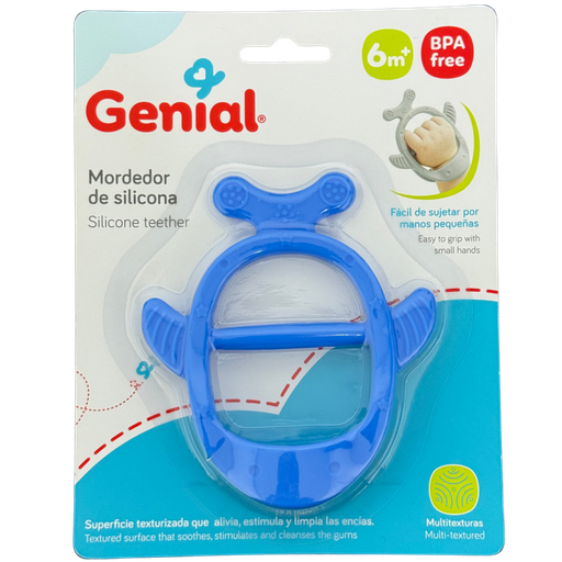 [3910] ACC Mordedor de Silicona 6m+ GNST298B Azul