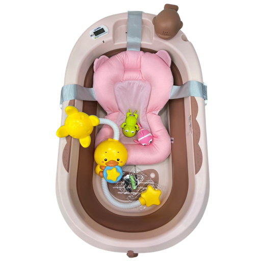 [4004] ACC Bañera plegable + ducha Pilas BTM960 Rosada