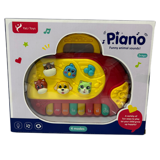 [4048] ACC Piano Musical GOH088 Rojo/Amarillo