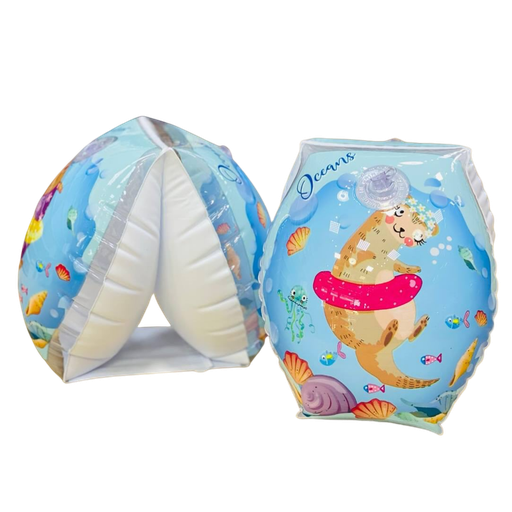 [4131] ACC Anillo Flotador de Brazo GOH173 Nutria Azul 22cm