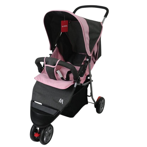 [4212] ACC Coche Paseador 3 Llantas LIFE2 Rosado