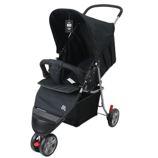 [4214] ACC Coche Paseador 3 Llantas LIFE4 Negro