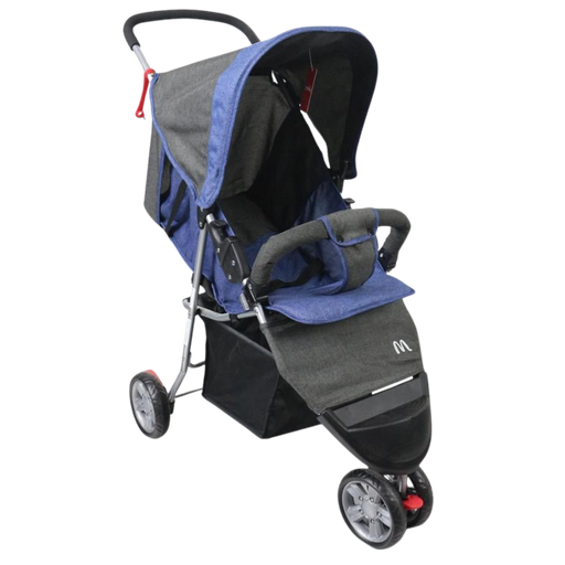 [4215] ACC Coche Paseador 3 Llantas LIFE6 Azul