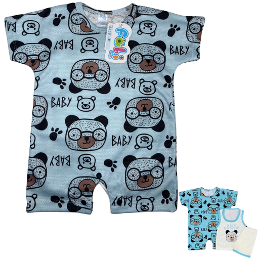 [4236] R0459 Conjunto x3 Piezas Eco Azul Talla: Unica 