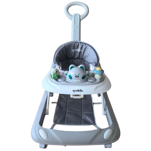 [4358] ACC Andadera Caminador Posapies MBW005 Gato Gris/Salmon