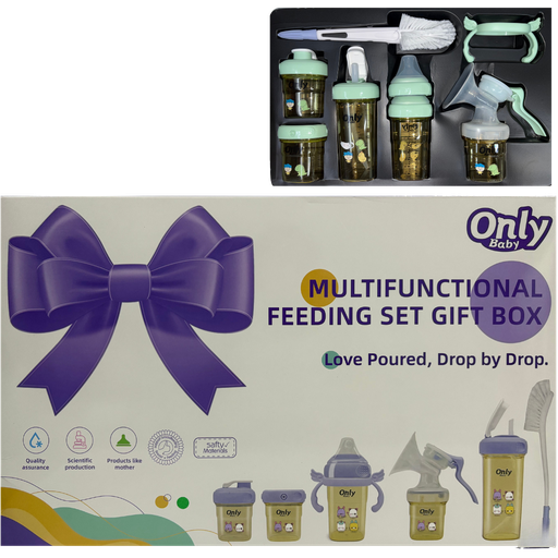 [4370] ACC Set Lactancia Materna Manual x6 Piezas 2528 Amarillo/Verde