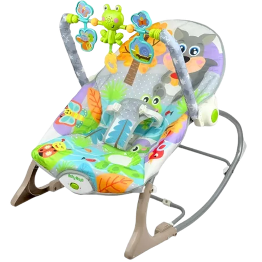 [4419] ACC Silla Mecedora Vibradora Musical Gris 68189 Ardilla