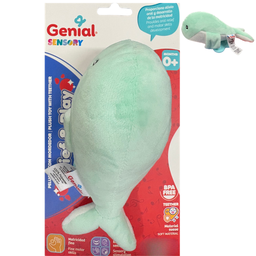 [4437] ACC Peluche Mordedor GNYT19521B 0+ Ballena