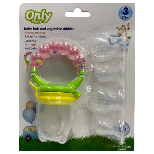 [4484] ACC Dispensador de Fruta de Silicona FZ625PCS Rosado/Verde