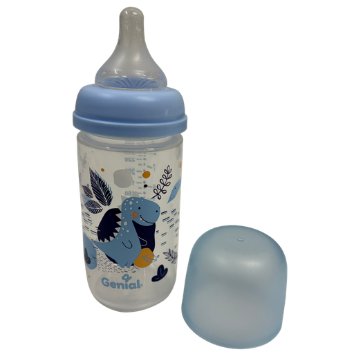 [4501] ACC Tetero GNGF68 9onz 6+ Dinosaurio Azul