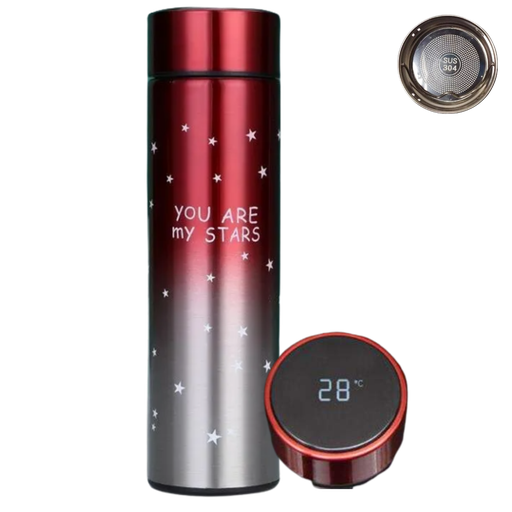 [4522] ACC Termo Botella Isotermica 9908 500ml Rojo