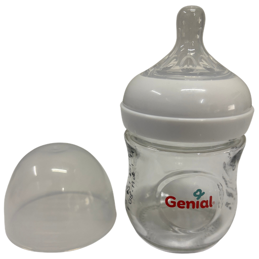 [4525] ACC Tetero de Vidrio GNFBG120 4onz 3+ Blanco