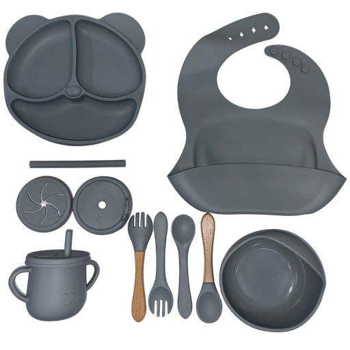 [4527] ACC Vajilla de Silicona Only GJTZ12 Oso Gris