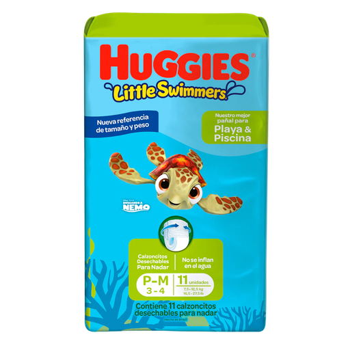 [90] Huggies Piscina Etapa 2-3 Talla P-M *11