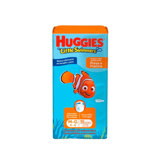 [91] Huggies Piscina Etapa 4-5 Talla M-G *10