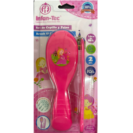 [4590] ACC Cepillo Peine BIP15 Rosado