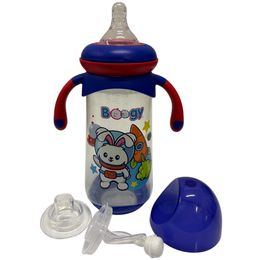 [4602] ACC Tetero 15onz 21435 con Valvula Anticolico Conejo Azul