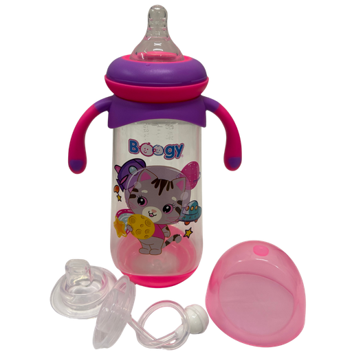 [4603] ACC Tetero 15onz 21435 con Valvula Anticolico Gata Rosado