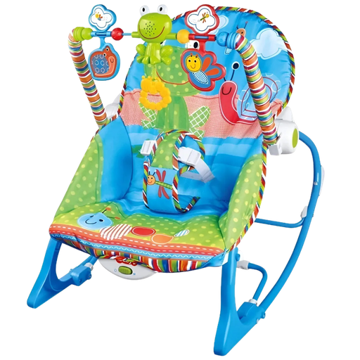 [4630] ACC Silla Mecedora Vibradora Musical Rana Azul 68110