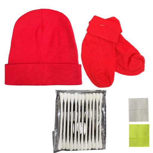 [4696] R336 Gorro + Medias + Copitos Colores Surtidos