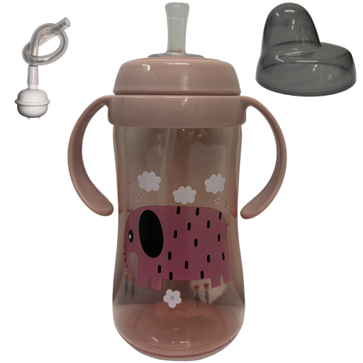 [4710] ACC Vaso Pitillo 8onz BIP1615 con Valvula Anticolico Elefante Palo de Rosa