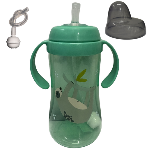 [4711] ACC Vaso Pitillo 8onz BIP1615 con Valvula Anticolico Perezoso Verde