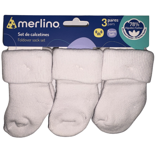 [4764] ACC Medias MRSK06L x3 Pares Blanco
