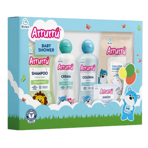 [154] Estuche Arruru Baby Shower Azul