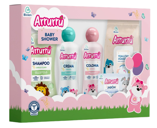 [155] Estuche Arruru Baby Shower Rosado