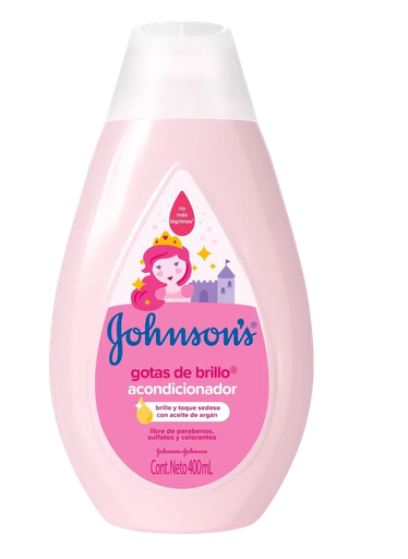 [196] Acondicionador Johnsons Gotas de Brillo 400ml