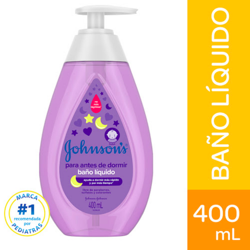 [201] Baño Liquido Johnsons Antes de Dormir 400ml