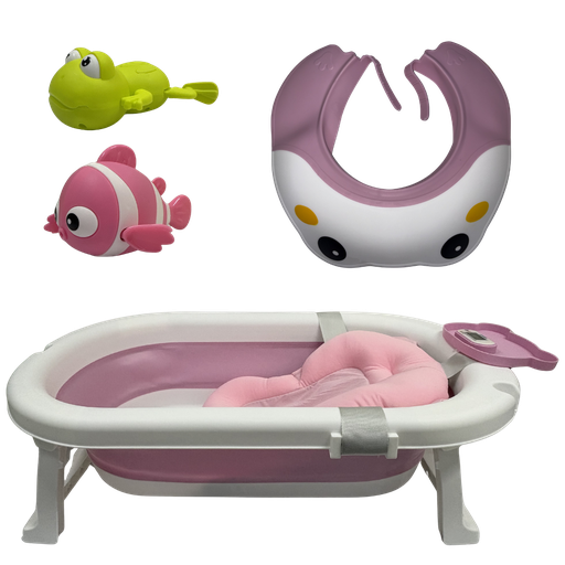 [5094] ACC Bañera Plegable BTBEAR2 Rosado