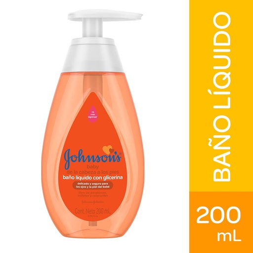 [206] Baño Liquido Johnsons Pies a Cabeza 200ml