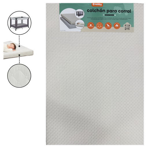 [5159] ACC Colchon Corral Acolchado 3214 Beige 100x70x5cm