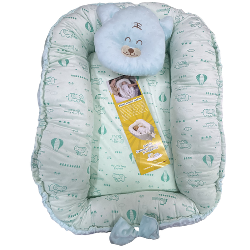 [5173] ACC MC Nido Para Bebe Estampados Surtidos Verde 75x60cm
