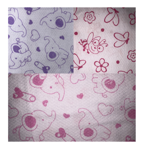 [5129] ACC Pañal de Tela Estampado x1 Colores Surtidos 70x60cm Niña