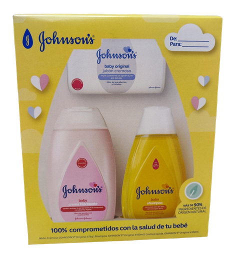 [229] Estuche Johnsons Baby Pequeño 3 Productos