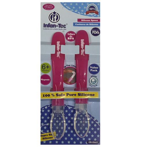 [5195] ACC Cuchara Silicona GB0662 Fucsia