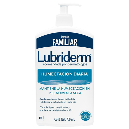 [279] Crema Lubriderm Piel Normal Tamaño Familiar 750ml